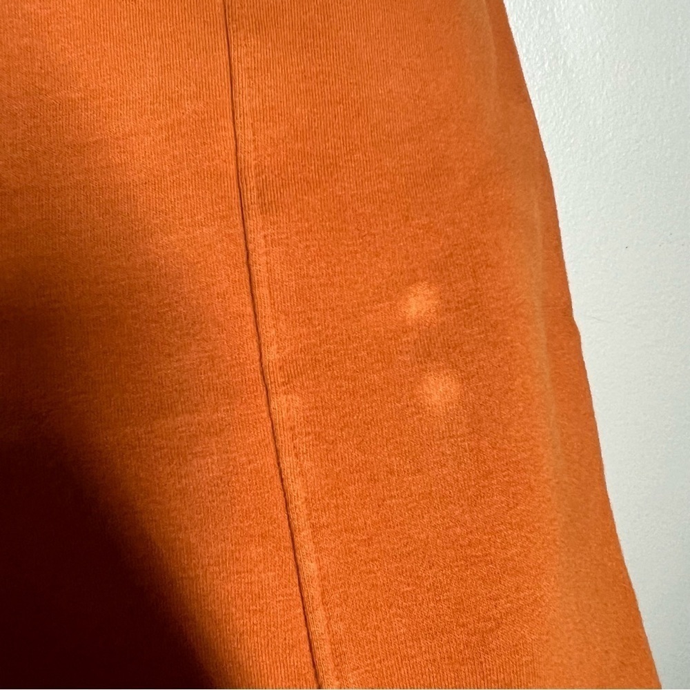 Athleta Retroplush Straight Leg Orange Pull On Sweatpants Womens Size Large - Picture 8 of 10